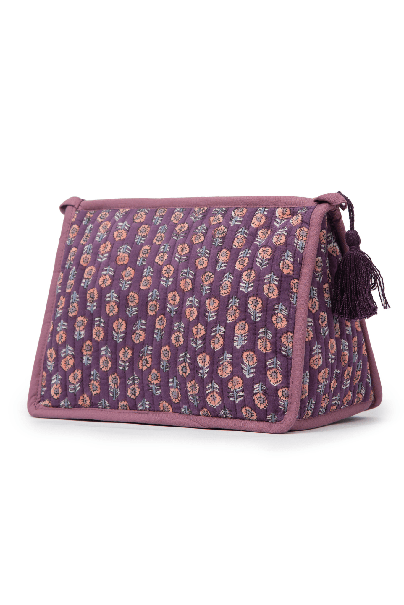 Lilac Quilted Pouch