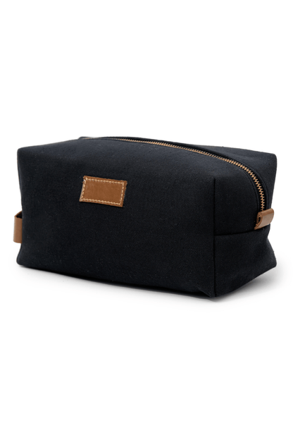 Canvas Box Organizer Pouch - Black