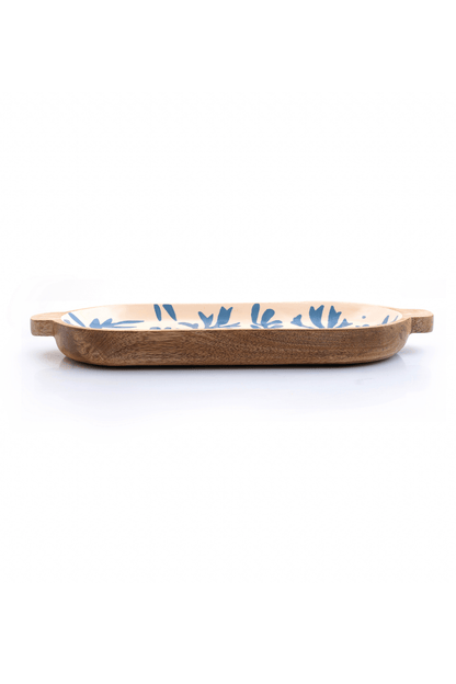 Soft Bloom Wooden Serveware