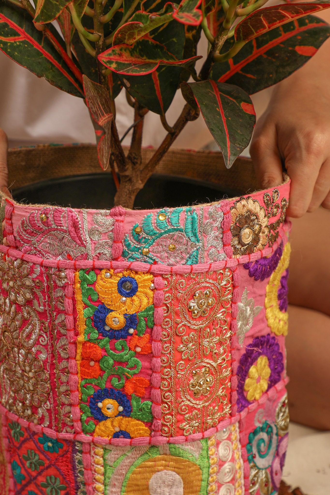 Blush Pot Cover - Ayuda Homes