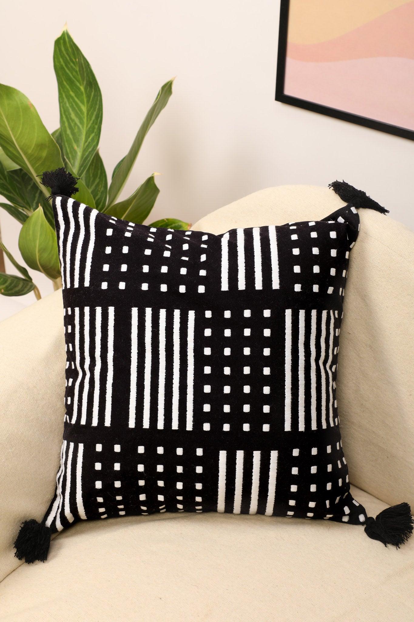 Spaced Cushion Cover - Handmade - Ayuda Homes