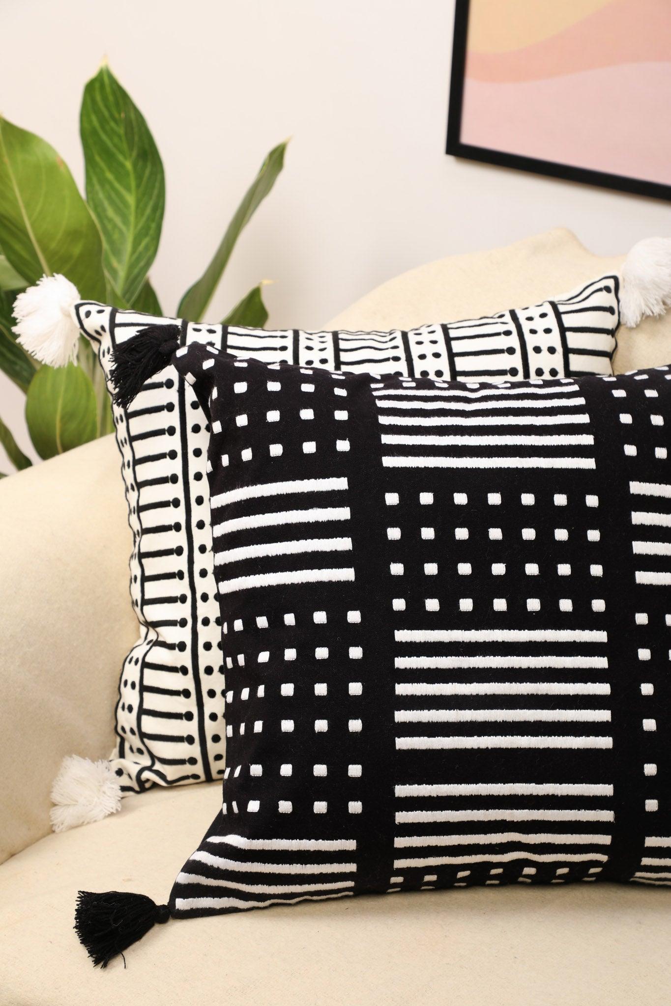 Spaced Cushion Cover - Handmade - Ayuda Homes